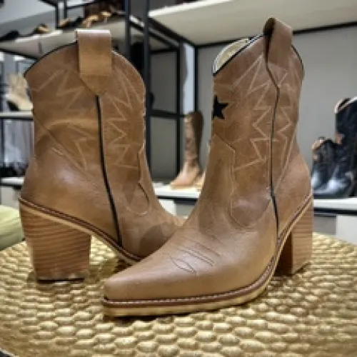 Botín  Lusitano Camel/Negro