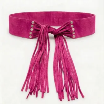 Cinturones Boho Flecos
