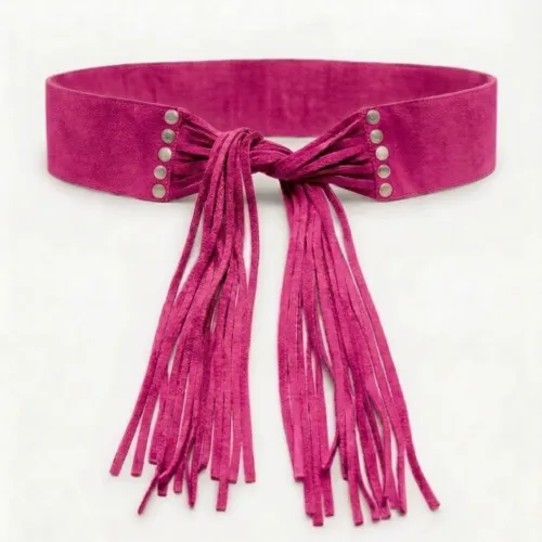 Cinturones Boho Flecos
